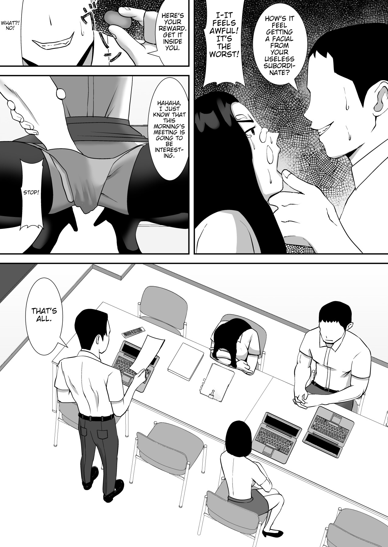 Hentai Manga Comic-Making My Chubby Married Female Boss That Treats Me Like Trash Succumb To My Cock-Read-9